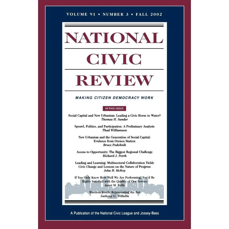 National Civic Review V91 3 Fa