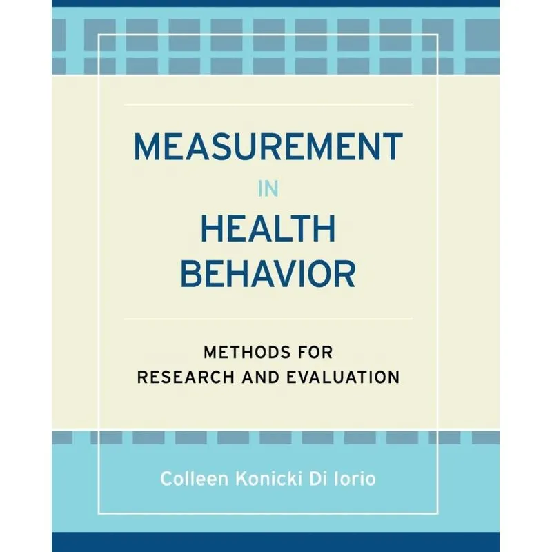 Measurement in Health Behavior