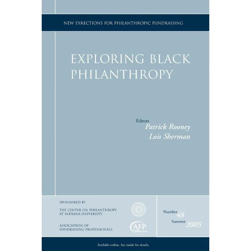 Exploring Black Philanthropy