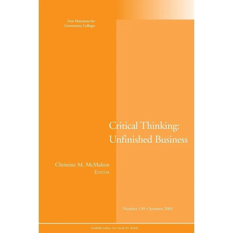 Critical Think Unfin Bus 130