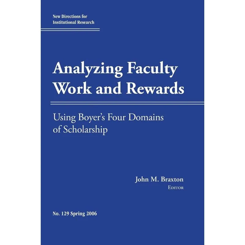 Analyzing Faculty Work and Rewards