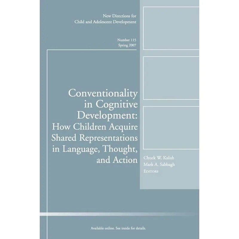 Conventionality Cog Dvlpmt 115