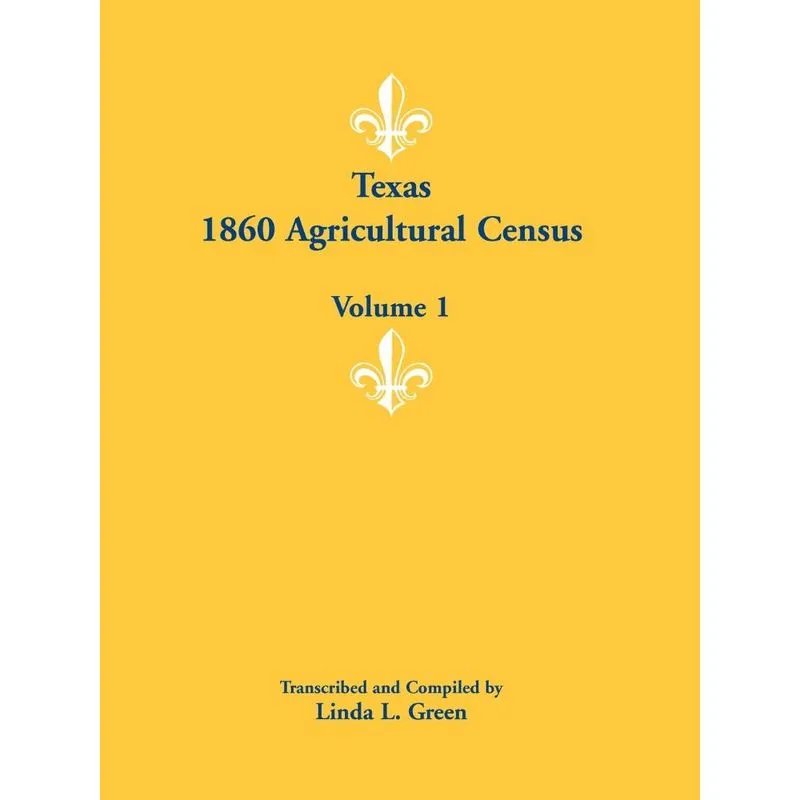 Texas 1860 Agricultural Census