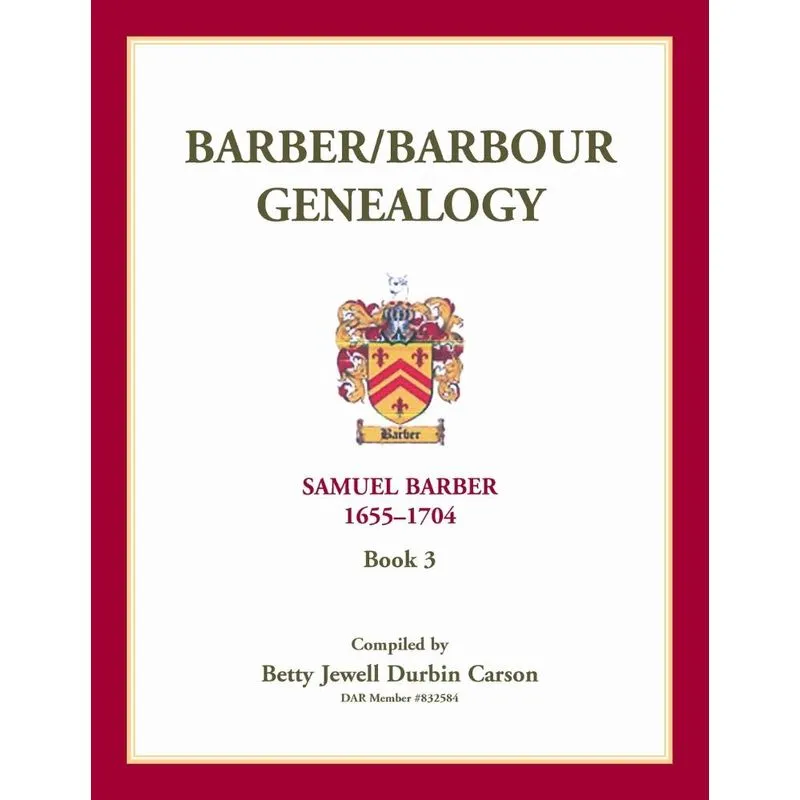 Barber/Barbour Genealogy