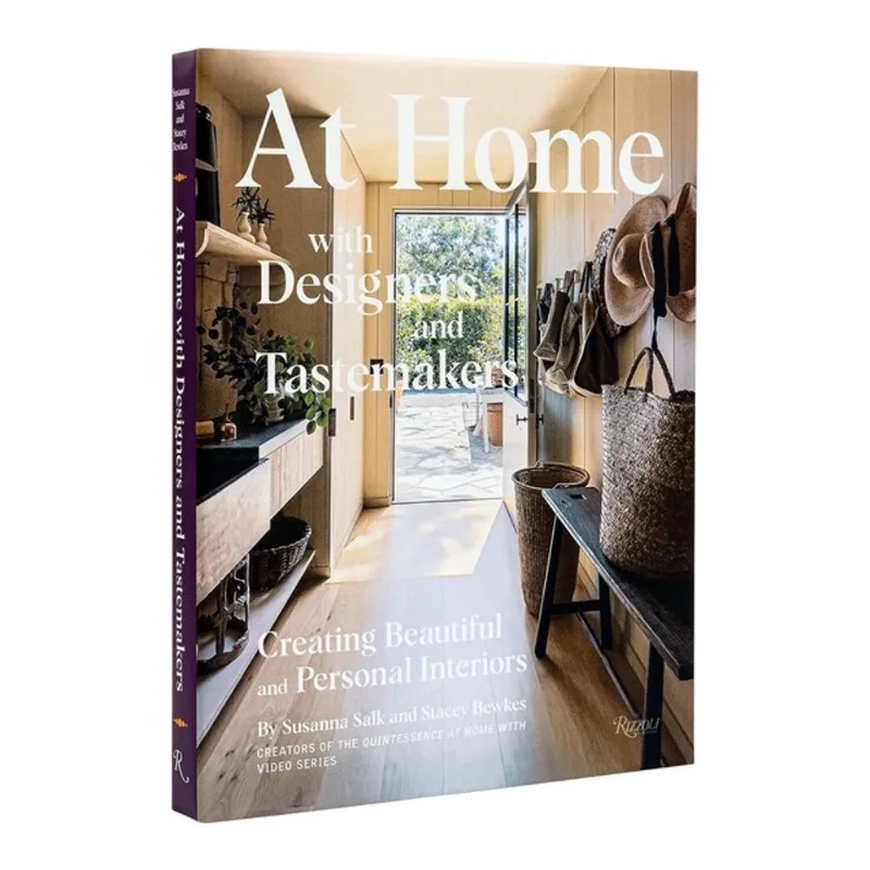 AT HOME WITH DESIGNERS AND TASTEMAKERS
