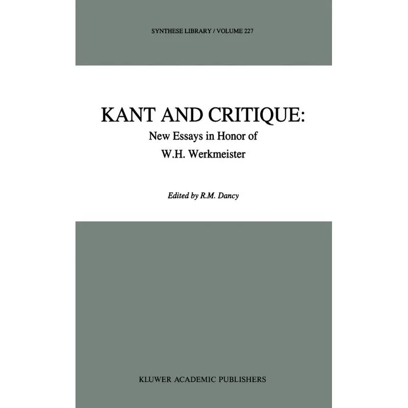 Kant and Critique