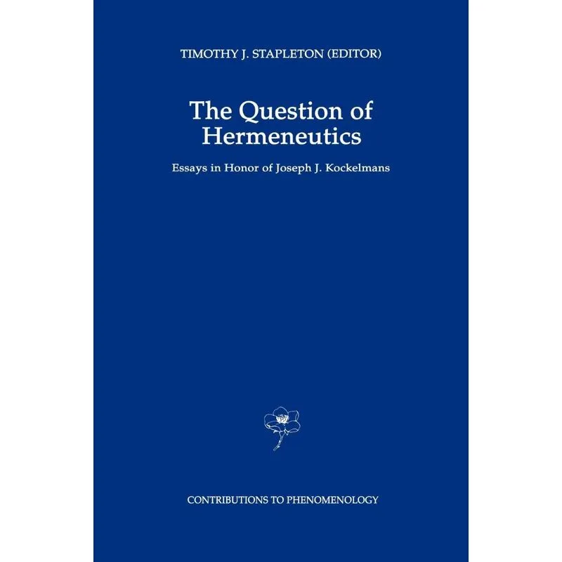 The Question of Hermeneutics
