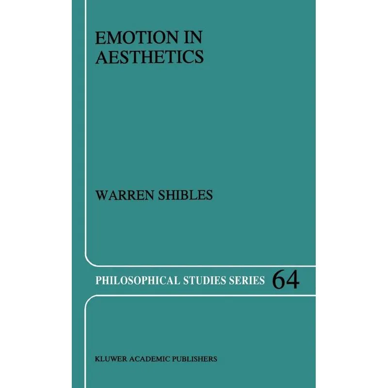 Emotion in Aesthetics. Emotion in Aesthetics