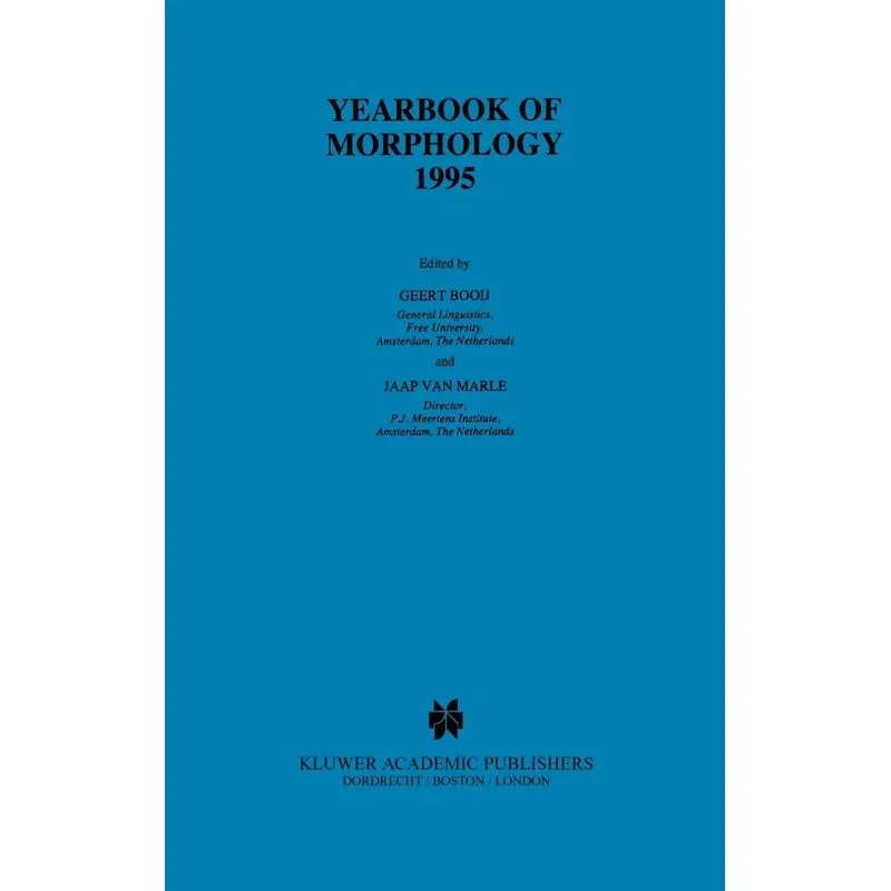 Yearbook of Morphology 1995
