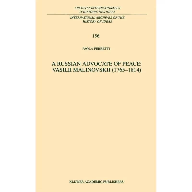 A Russian Advocate of Peace