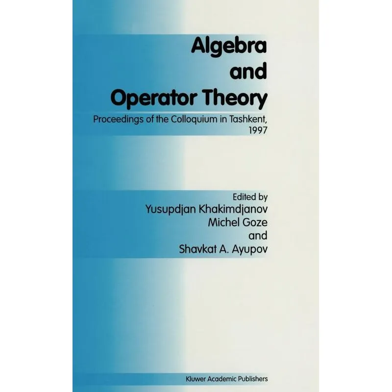 Algebra and Operator Theory