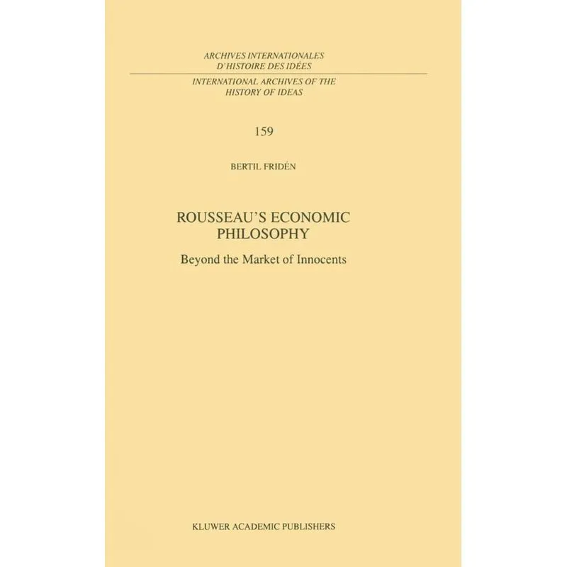 Rousseau S Economic Philosophy