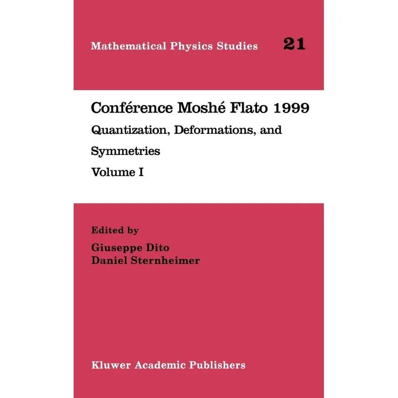 Conférence Moshé Flato 1999