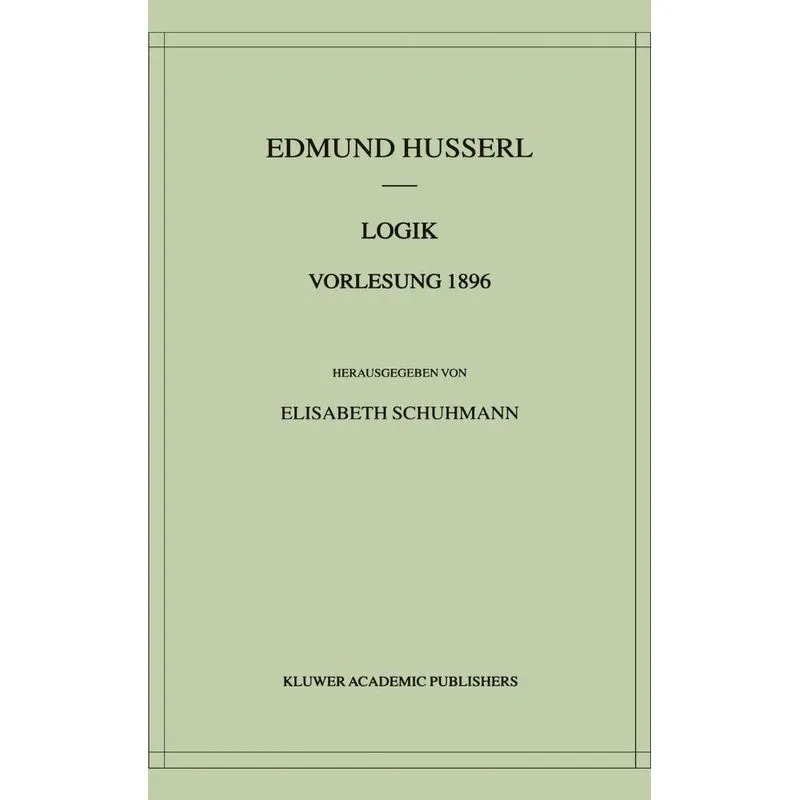 Logik Vorlesung 1896
