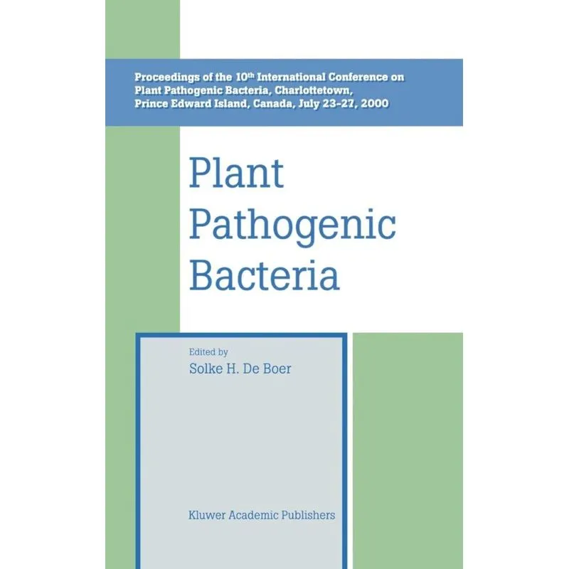 Plant Pathogenic Bacteria
