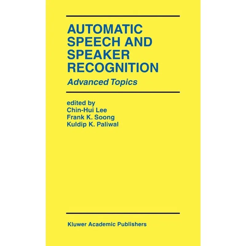 Automatic Speech and Speaker Recognition