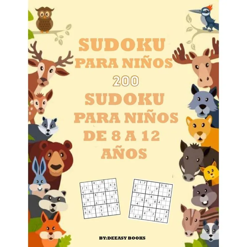 Libro de sudokus para niños
