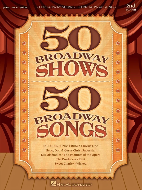 50 Broadway Shows/50 Broadway Songs - 2nd Edition 百老匯