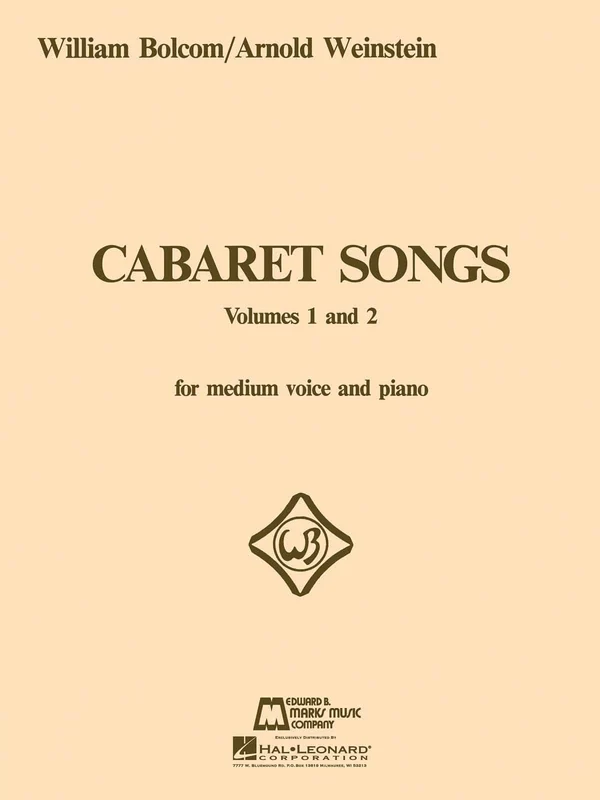 Cabaret Songs - Volumes 1 and 2 Voice and Piano 鋼琴