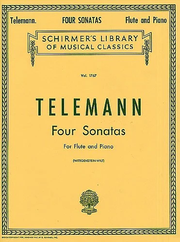 Telemann G.P. Four Sonatas For Flute And Piano