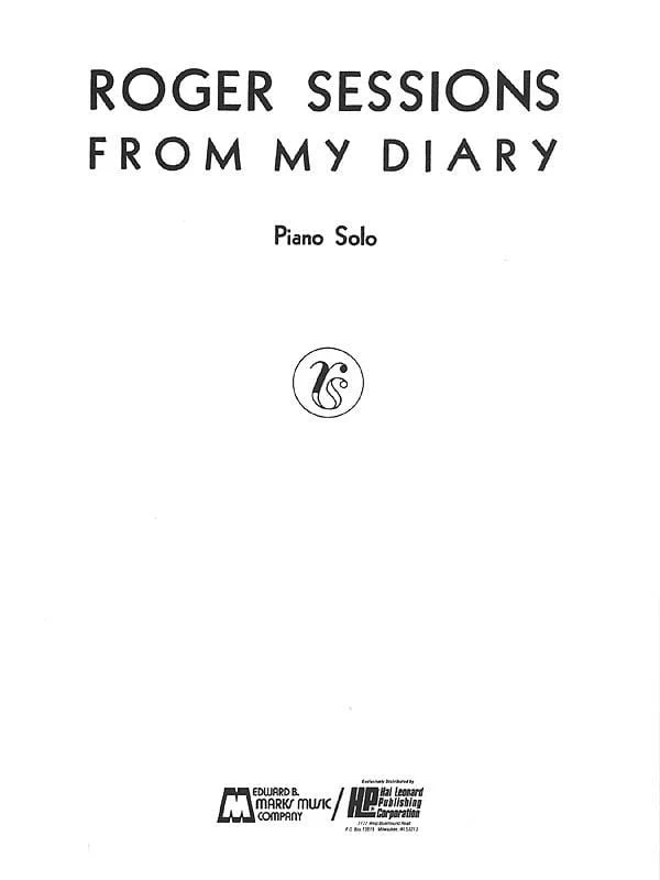 From My Diary Piano Solo 賽旬思 鋼琴 獨奏