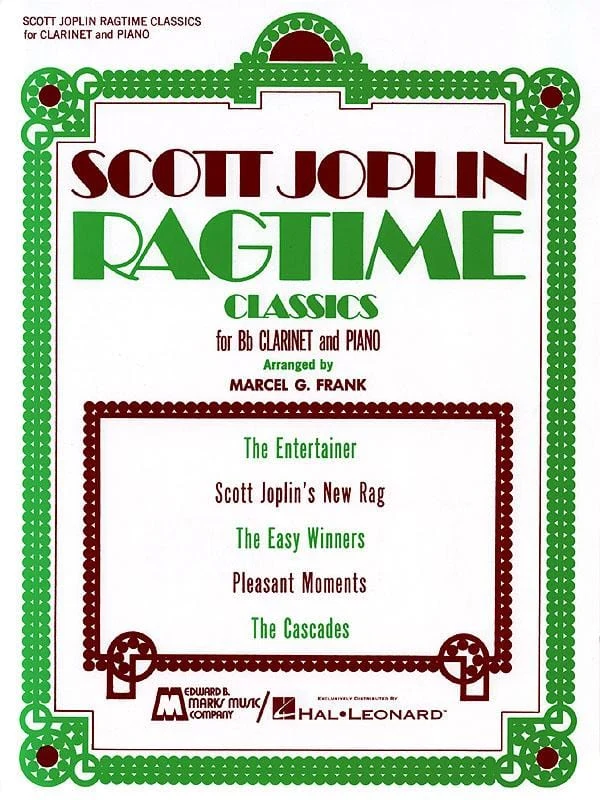 Ragtime Classics Clarinet and Piano 喬普林 繁音拍子 豎笛 鋼琴