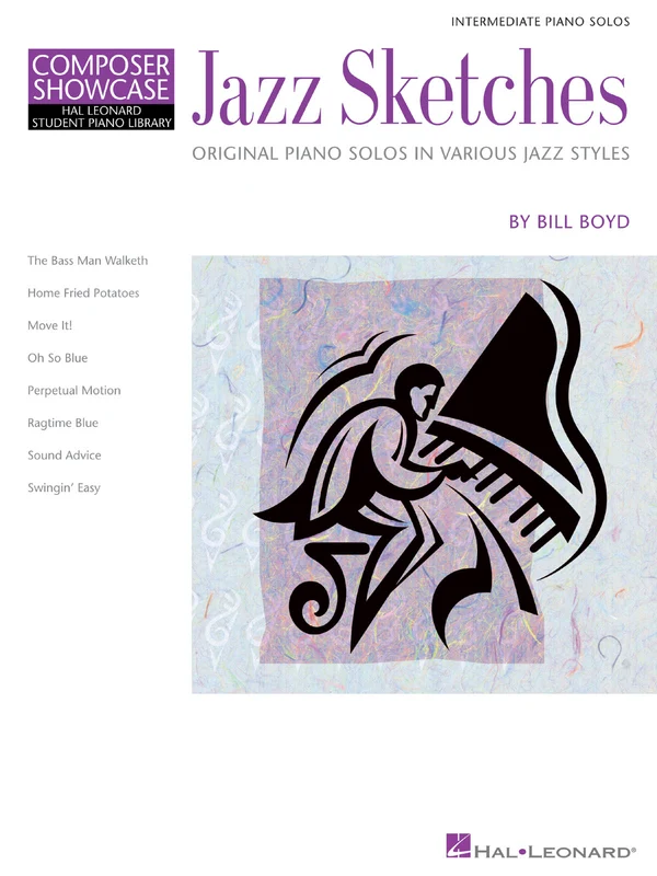 Jazz Sketches Intermediate Piano Solos in Various Jazz Styles HLSPL Composer Showcase 爵士音樂 鋼琴 獨奏 爵士音樂 作曲家
