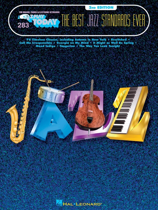 Best Jazz Standards Ever - 2nd Edition E-Z Play Today Volume 283 爵士音樂