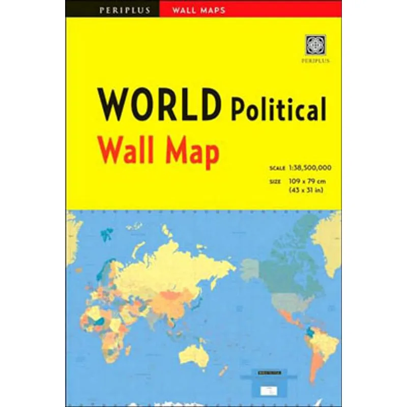 WORLD POLITICAL WALL MAP