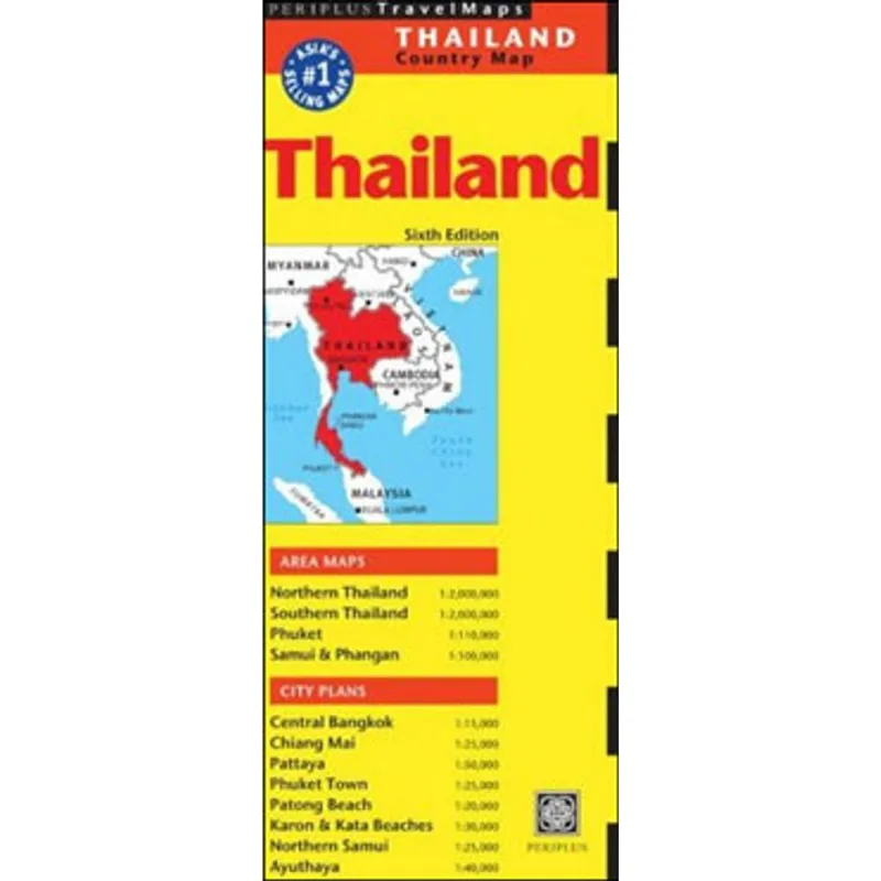 THAILAND TRAVEL MAP