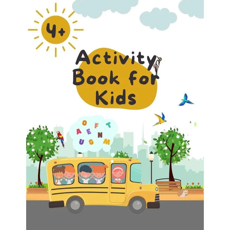 Activity Book for Kids 4-8