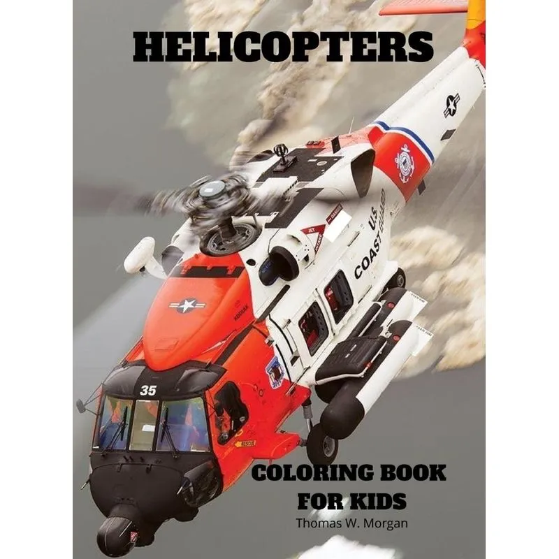 Helicopters Coloring Book for Kids