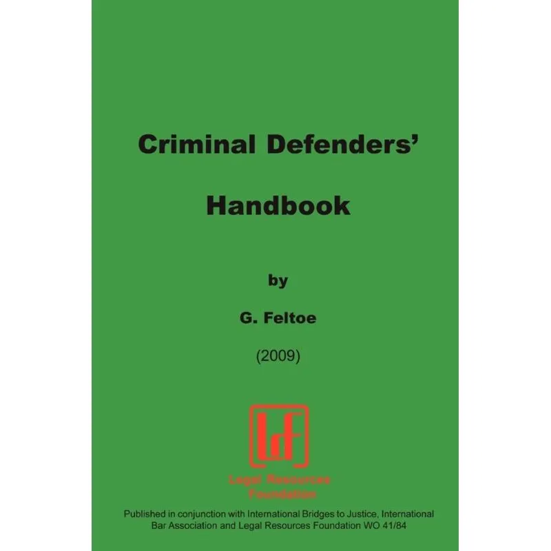 Criminal Defenders Handbook