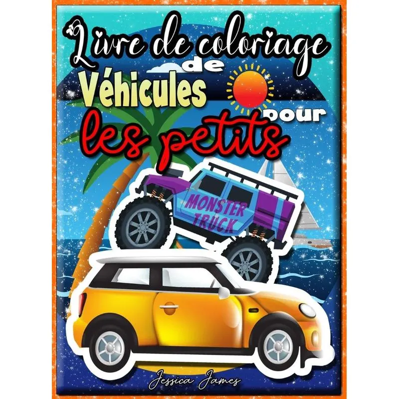 Livre de Coloriage de Véhicules pour les Petits