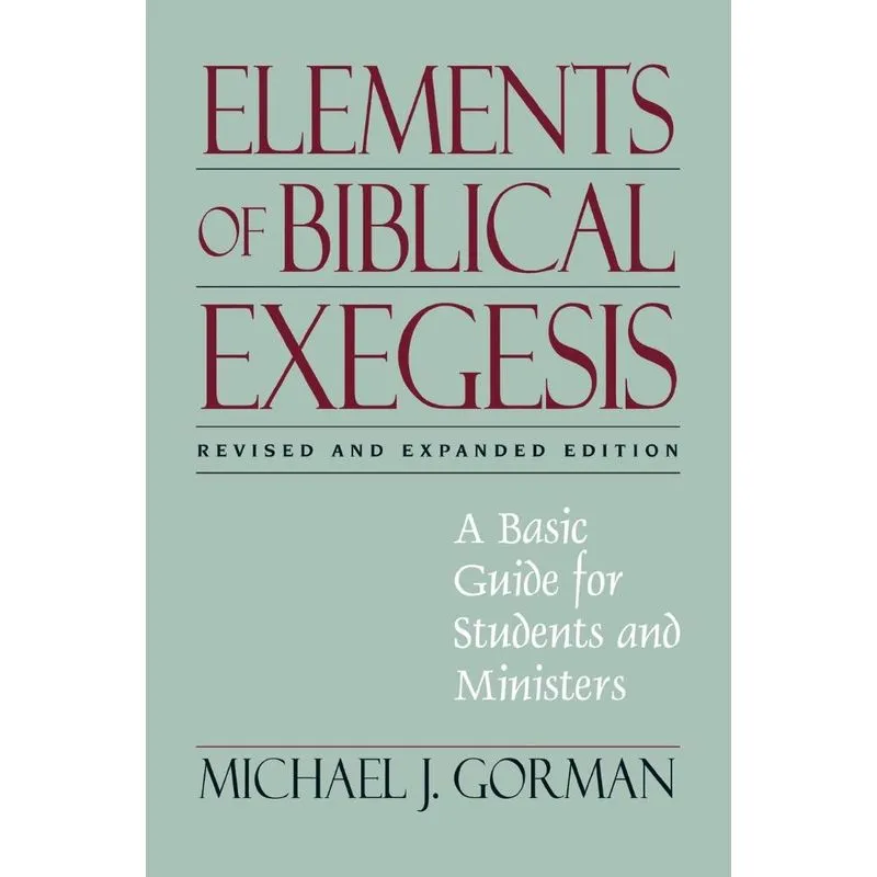 Elements of Biblical Exegesis