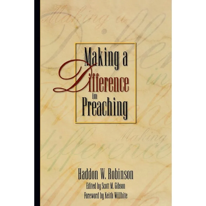 Making a Difference in Preaching