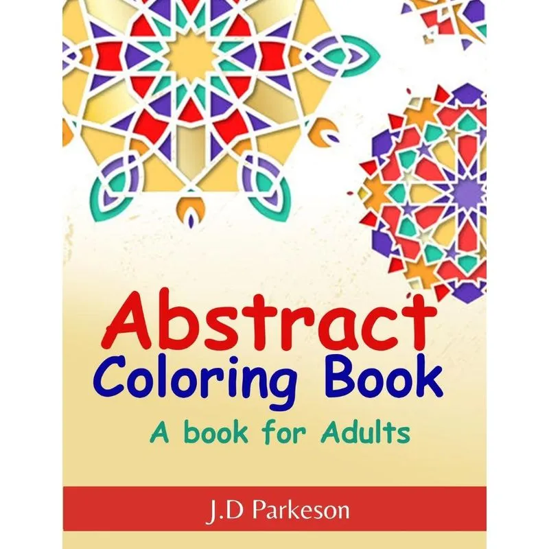 Abstract Coloring Book For Adults