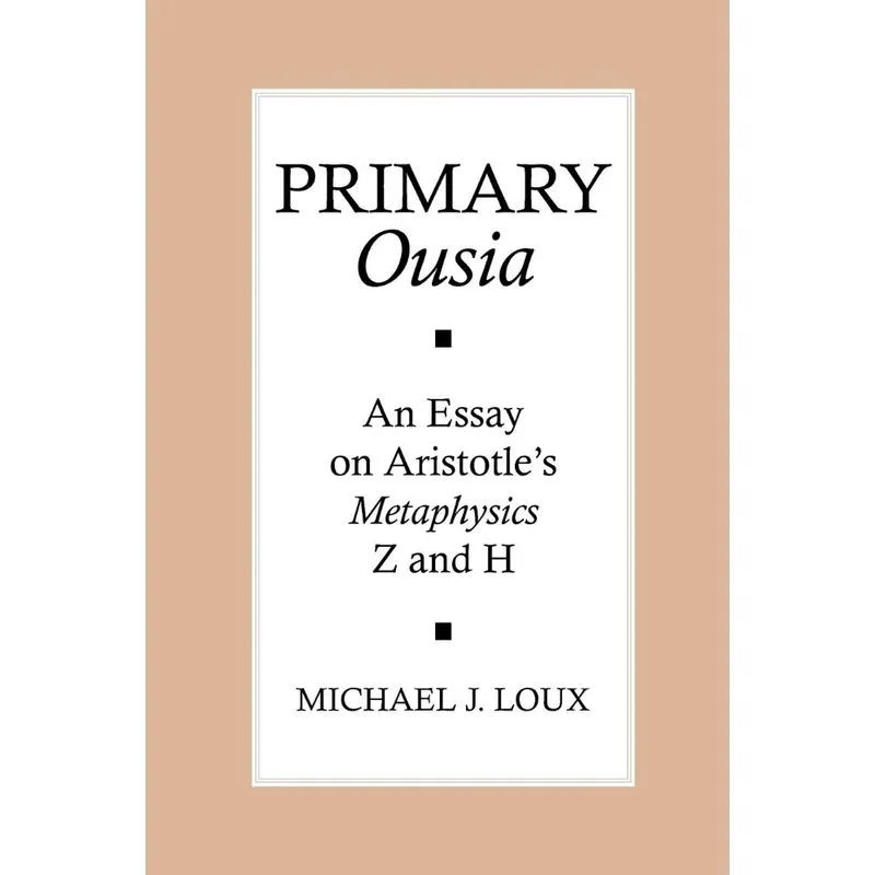 Primary Ousia