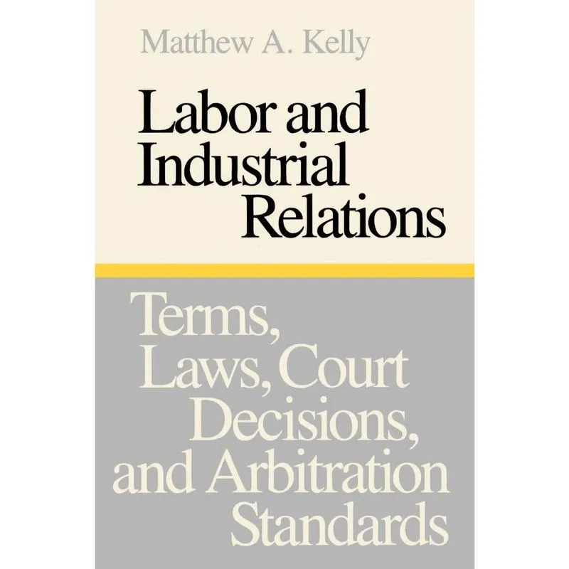 Livro Labor and Industrial Relations