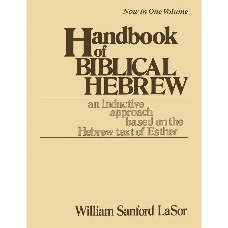 Handbook of Biblical Hebrew