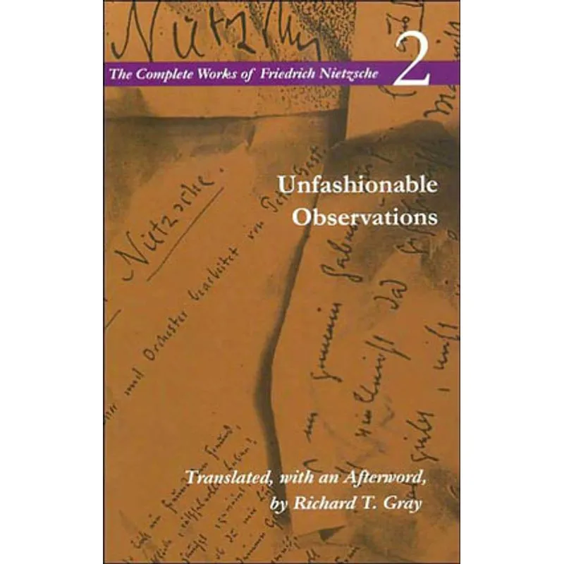 UNFASHIONABLE OBSERVATIONS