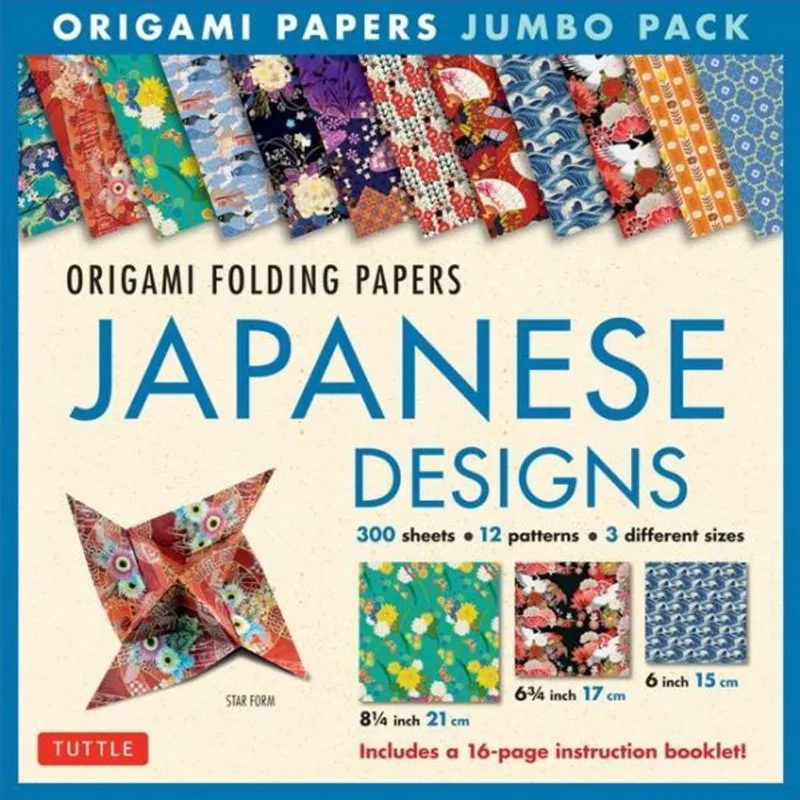 Origami Folding Papers Jumbo Pack - Japanese Designs