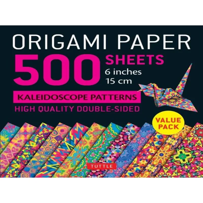 ORIGAMI PAPER 500 SHEETS KALEIDOSCOPE PATTERNS 6 INCHES - 15 CM