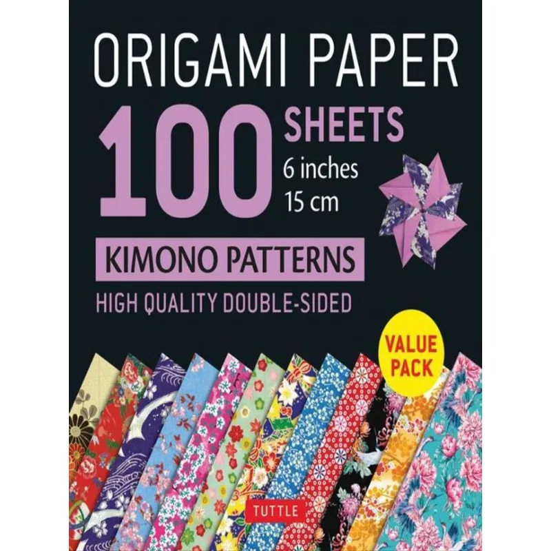 ORIGAMI PAPER 100 SHEETS KIMONO PATTERNS 6 INCHES 15 CM