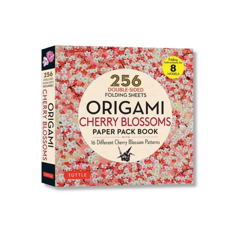 ORIGAMI CHERRY BLOSSOMS PAPER PACK BOOK