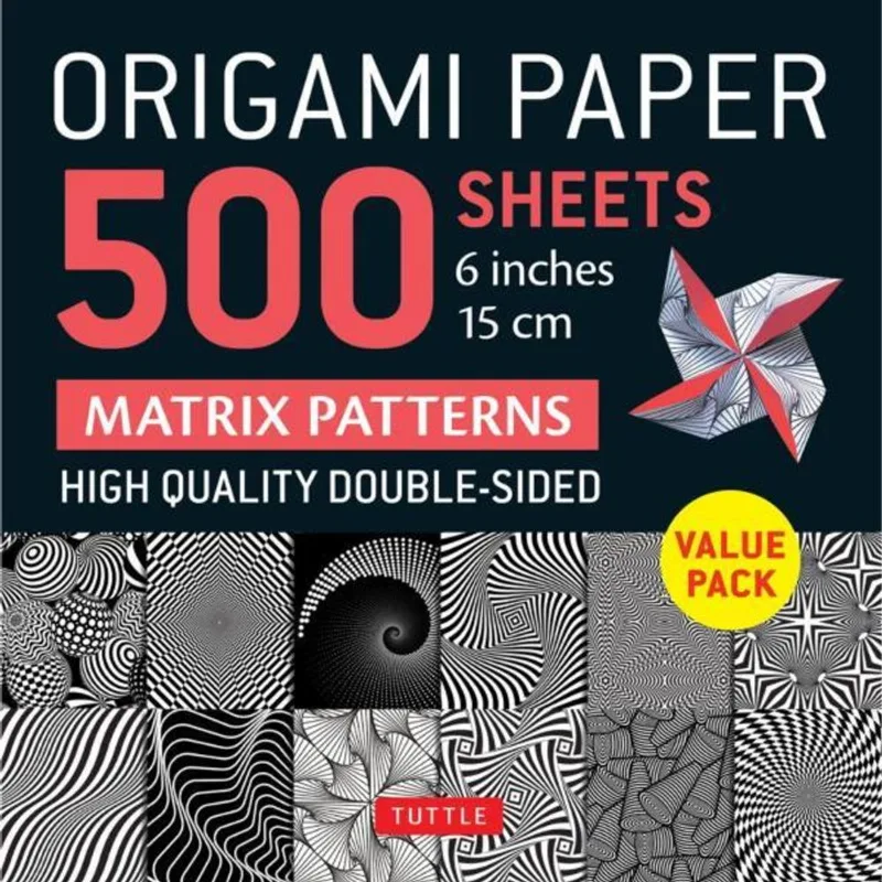 ORIGAMI PAPER 500 SHEETS MATRIX PATTERNS 6 (15 CM)
