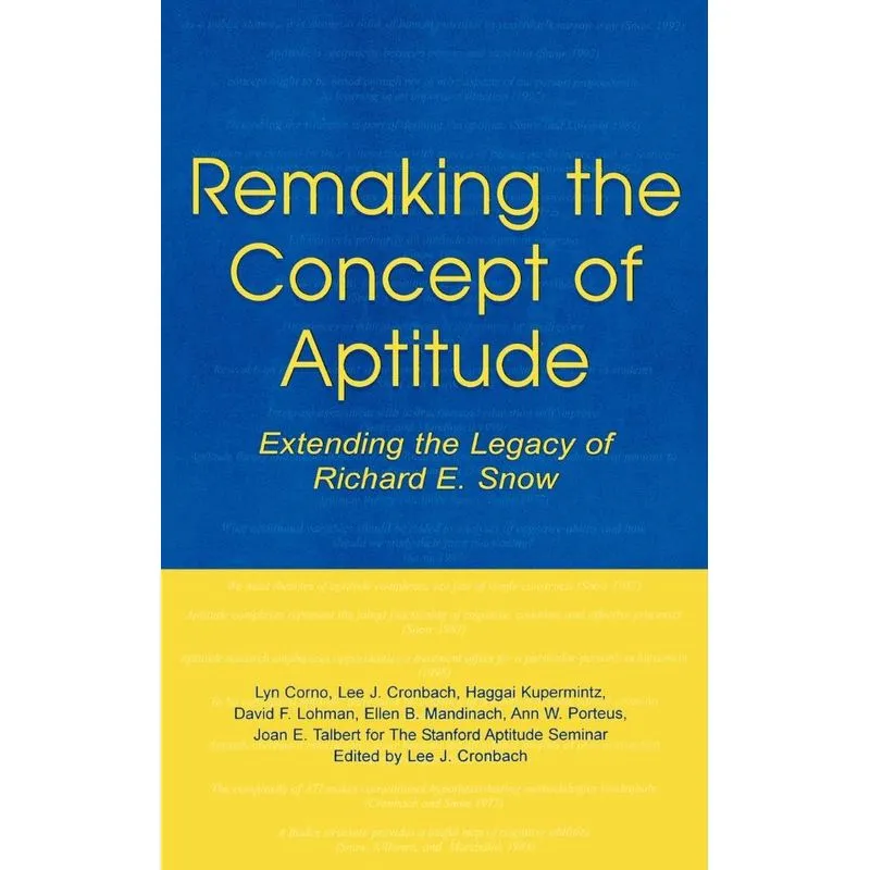 Remaking the Concept of Aptitude