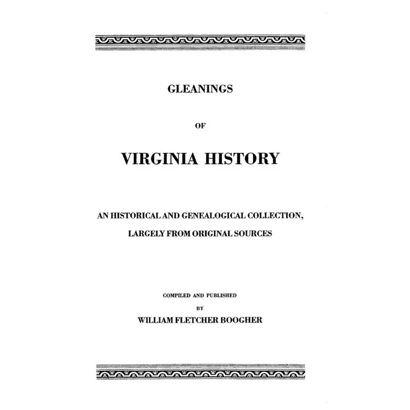 Gleanings of Virginia History