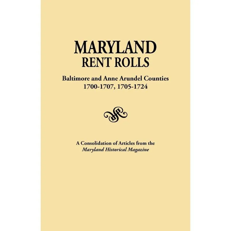 Maryland Rent Rolls