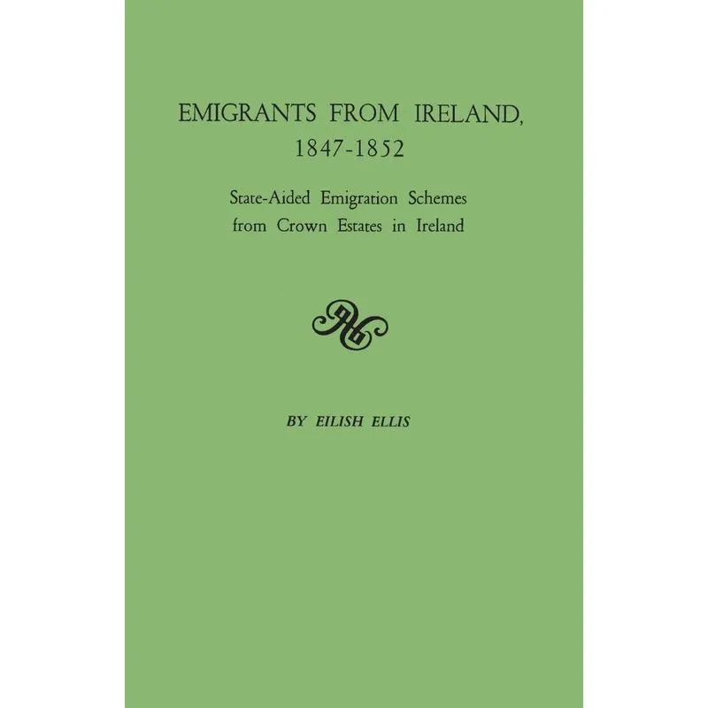 Emigrants from Ireland, 1847-1852